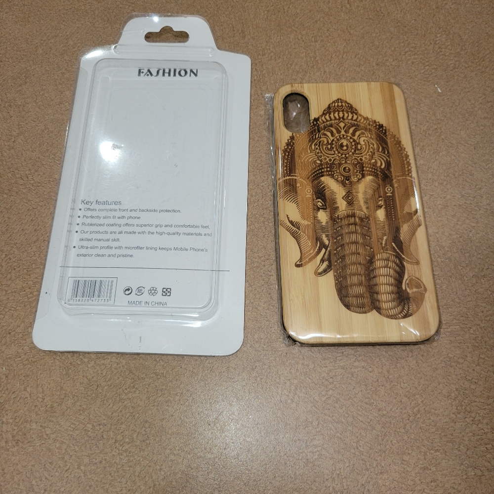 Brown elephant iPhone X phone case